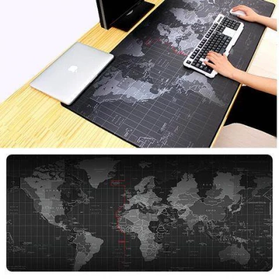 KIK Podložka pod myš XL mapa sveta 30x80cm
