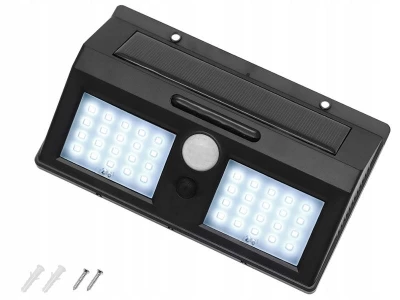 ISO 6683 Solárne LED svetlo s PIR čidlom pohybu 10W