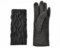 ISO 6412 Zimní rukavice na dotykové displeje 2v1 šedá