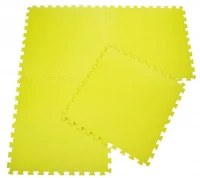EVA Pěnový koberec 60 x 60cm - 4 ks žlutá
