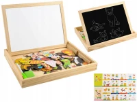 Kruzzel 7264 Dřevěná magnetická tabulka 