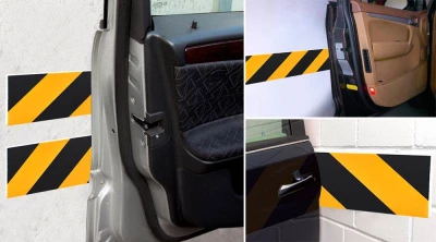 ISO 5114 Ochrana dveří vozidla na zeď garáže 50 x 10 x 2 cm
