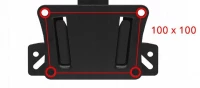 ISO 7030 Držák TV LCD 14-26 VESA 100x100
