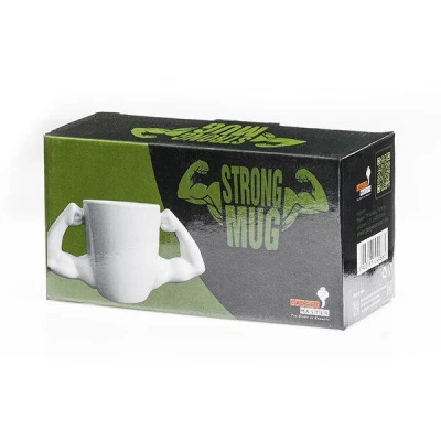Master Hrnek se svaly 260ml bílá