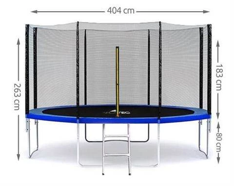 Malatec 3253 Trampolína 404 cm + vnější ochranná síť + žebřík