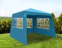 Malatec 1655 Zahradní párty stan 3 x 3 m + 3 boční stěny modrý