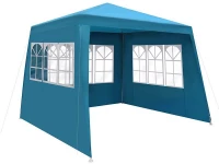 Malatec 1655 Zahradní párty stan 3 x 3 m + 3 boční stěny modrý
