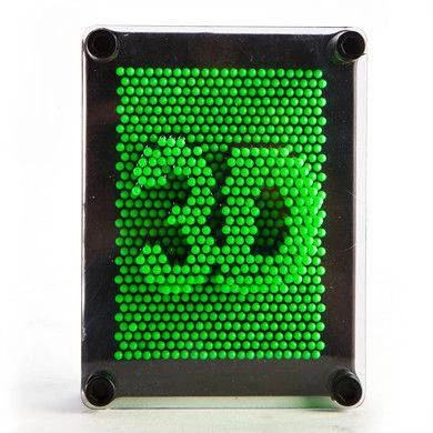 Master Otisky Pin art zelená