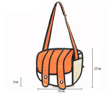 Master 3D kreslená kabelka oranžová