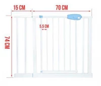 Malatec dětská zábrana do dveří 70-85cm 