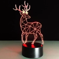 GFT Lampa s 3D iluzí jelen