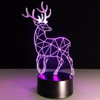 GFT Lampa s 3D iluzí jelen