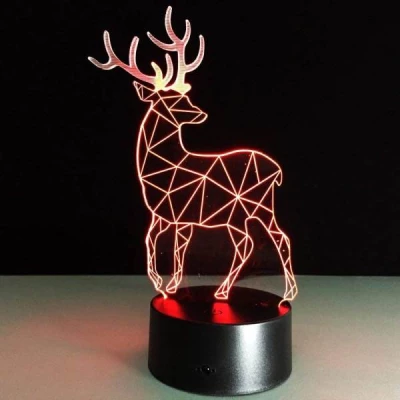 GFT Lampa s 3D iluzí jelen
