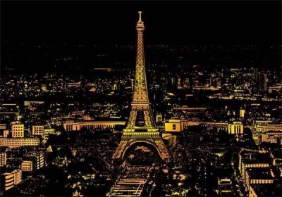 GFT Stírací obraz Paříž
