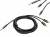 ISO 7469 JACK 3.5 mm konektor - 2x CINCH konektor 3m