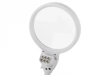 Verk 09112 LED lupa s vyměnitelnými čočkami 2v1 bílá