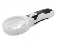 Verk 09112 LED lupa s vyměnitelnými čočkami 2v1 bílá