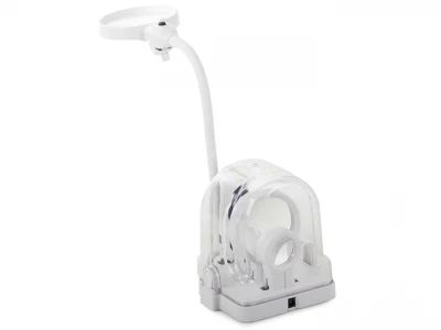 Verk 09112 LED lupa s vyměnitelnými čočkami 2v1 bílá