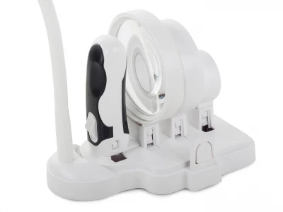 Verk 09112 LED lupa s vyměnitelnými čočkami 2v1 bílá