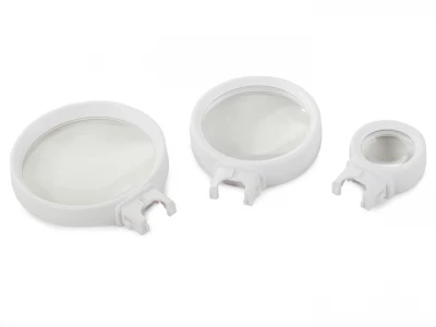 Verk 09112 LED lupa s vyměnitelnými čočkami 2v1 bílá