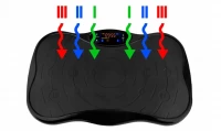 ISO 7863 Vibrační plošina Bluetooth černá