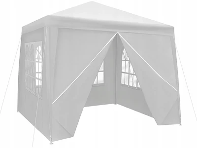 Malatec 7918 Zahradní párty stan 290 x 290 cm + 4 boční stěny bílá