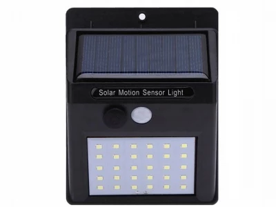 Verk 01390 Solární venkovní 30 LED SMD osvětlení s pohybovým senzorem 