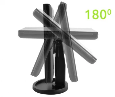 ISO 7870 Kosmetické zrcátko 22 LED, USB černá