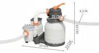 BESTWAY 58495 Písková filtrace RAPID 3785 l/h