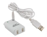 Bateri X-BOX 360 3600mAh + nabíjací kábel - biela