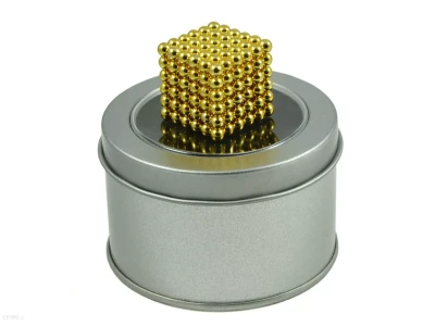 NeoCube 3 mm zlatá BOX