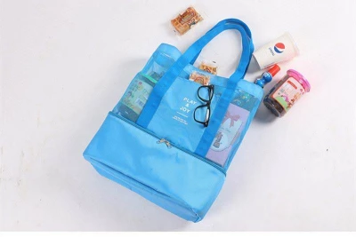 GFT Plážová taška s termo přihrádkou modrá