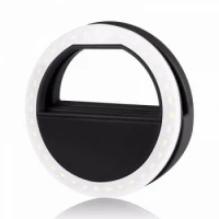 KIK KX7989 Selfie Ring Light univerzálne LED svetlo čierna