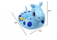KIK KX6790 Nafukovací kruh nosorožec pro děti 45x60cm
