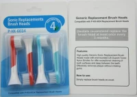 KIK Náhradní zubní kartáčky na Phlips Sonicare univerzální - 4 ks