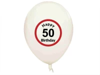 Master Narozeninové balónky 50 let 5ks