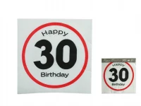 Kemis Narozeninové ubrousky 20ks Happy Birthday 30