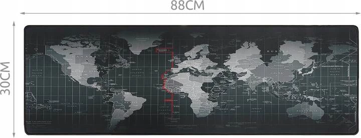 Izoxis 8517 Podložka pod myš mapa sveta 29.5 x 87.5cm