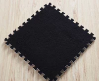 GFT Puzzle koberček 30 x 30 cm čierna 6ks