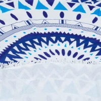 KIK Kulatá plážová deka mandala 150 cm