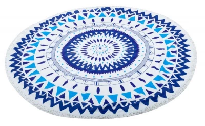 KIK Kulatá plážová deka mandala 150 cm