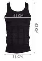 ISO 8633 Zeštíhlující pánské tílko Slim´N Lift vel XL černé