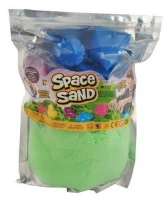 SpaceSand Magický tekutý písek 1000g Hrad - zelený