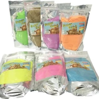 SpaceSand Magický tekutý písek 1000g Hrad - modrý