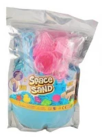 SpaceSand Magický tekutý písek 1000g Hrad - modrý