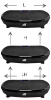 Malatec 8527 Vibrační plošina Bluetooth černá HQ