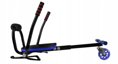 ISO 6480 Vozík pro hoverboard Gokart LED modrá bazar