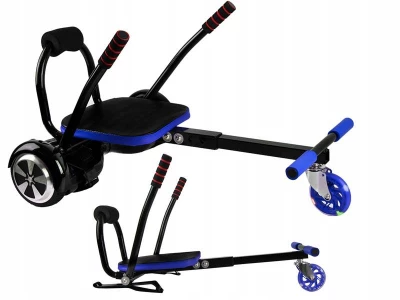 ISO 6480 Vozík pro hoverboard Gokart LED modrá bazar