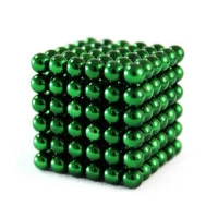 NeoCube 3mm 216 Magnetů v dárkové krabičce zelená