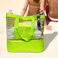 GFT Plážová taška s termo priehradkou zelená